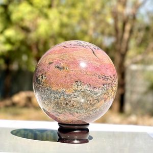 High Quality Rhodonite Large Sphere