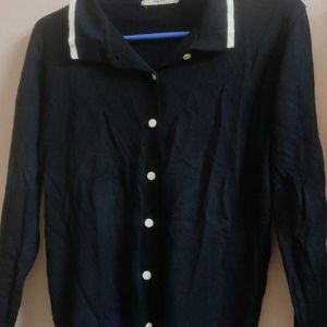 Black And Blue Cardigan