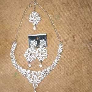 Alloy Rhodium Silver White Jewellery