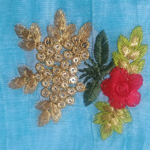 Embroidery Work Saree