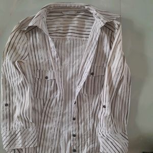 Promod Stripes Neutral Shirt