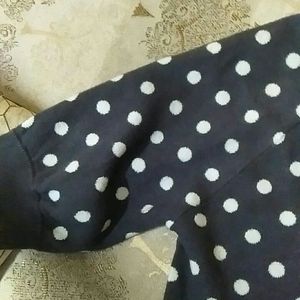 Cute Polka Dots Grey Pullover