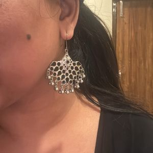 Anti Tarnish Ethnic Jhumkas