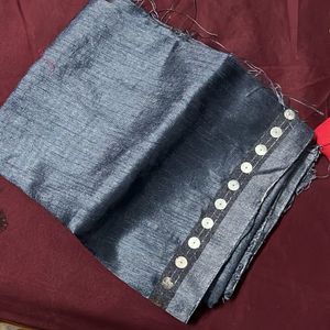 New Grey Saree For Sale