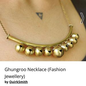 Brass Ghungroo Necklace  by QuirkSmith