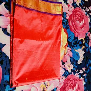 Pure Silk Saree With Stitched Blouse