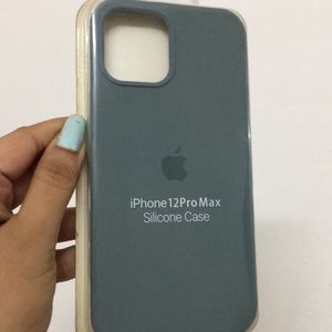 IPhone12ProMax Teal Green Silicone Cover