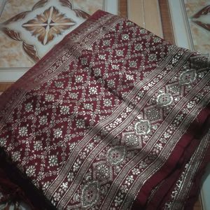 Old Vintage Banarasi Silk Saree