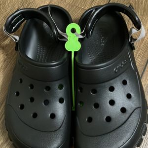 Gents New Black Crocs Uk 7