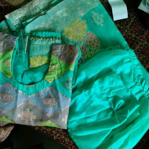 Banarsi Multi Colour Dupatta Set