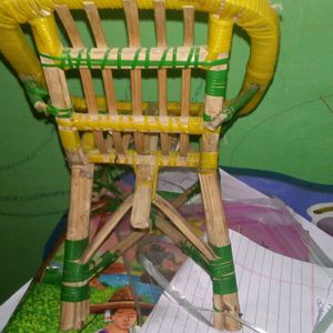 Small Bamboo chair For Decoration