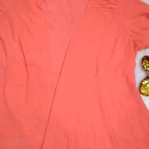 Peach Shrug For Women