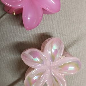 Small Flower Claw Clip, Combo Of 2