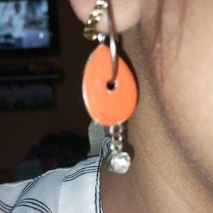 Orange Earrings