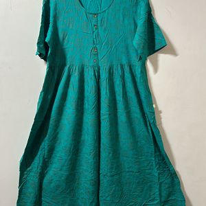 Sea Green Avaasa Kurthi