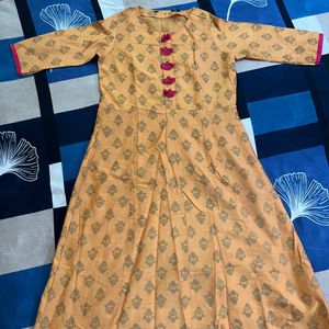 Orange And Pink Kurta For Women🧡🩷