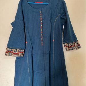 NAVY BLUE COLOR KURTI