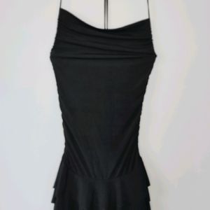 New Party Wear Classy Black Mid Dress... Unused..B