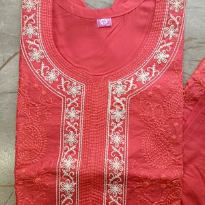 Daily Wear Embroidery Work Kurti