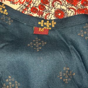 lekhnavi neck embroidery kurti