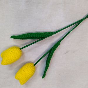 Crochet Tulip 🌷 with Freebie