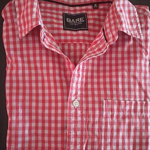 PRICE DROP Classy Orange Checks Shirt