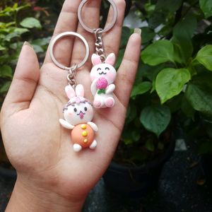 🌸Kawaii Aesthetic Clay Charm Keychain🌸