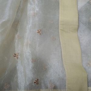 Cream Dupatta