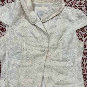 Charlotte Russe White Shrug- Small Size