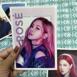 Black Pink Photo Cards 🖤💗