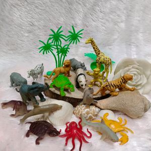 Miniature UAE Wildlife & Aquatic Animal Figures