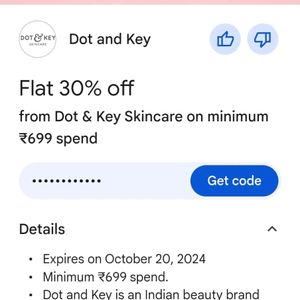 Dot And Key Voucher