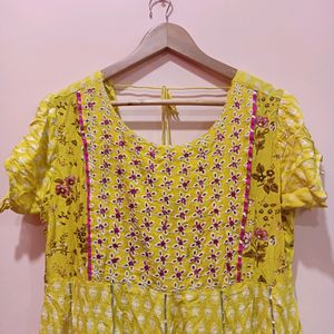 Kurti Yellow