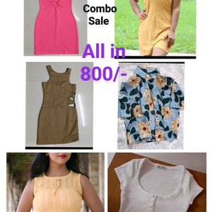 Combo Of 6 Dress & Tops  ( Steal Deal )