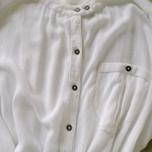 High-low Comfort Cotton Shirt