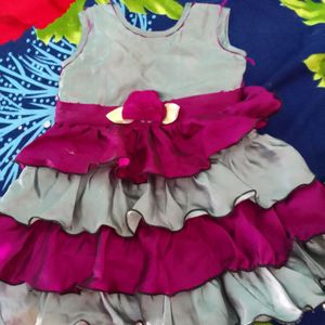 Baby Girl Top Skirt 2 Frock Combo