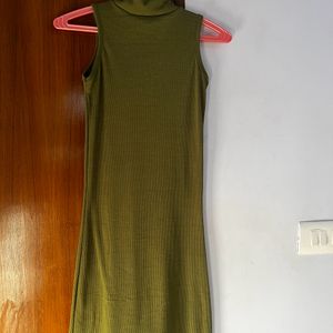 Olive Green Bodycon Dress