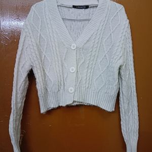 Korean Aesthetic Cropped Cardigan !!