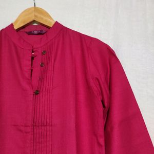 Libas Magenta Pink And Orange Long Kurti