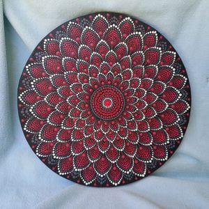 flower pattern dotting mandala art ✨️