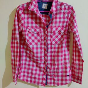 Max Pink And White Check Shirt💕✨