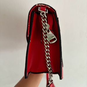 Chilli Red Branded Statement Bag