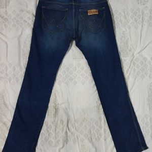 Wrangler Denim Blue Jeans For Mens