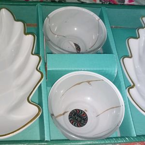 Snacks Plate & Bowl