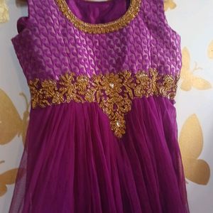 Purple Ethnic Gown