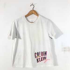 White Printed T-Shirt(Women’s)