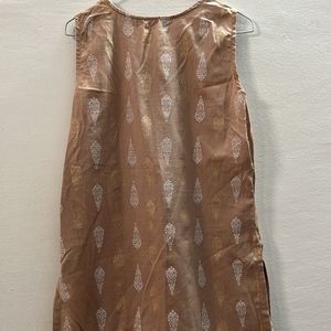 Beige Short Kurti