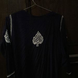 Chikankari Work Kurti