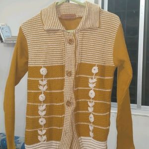 Mustard Colour Women's Sweater