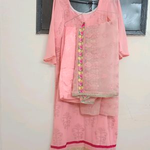 Suit  With Heavy Dupatta